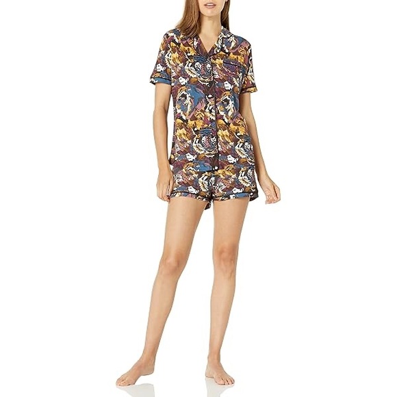 🆕COSABELLA “Africa Tiger/Sahara” Pima Cotton PJ Set, Size XS - Picture 3 of 8